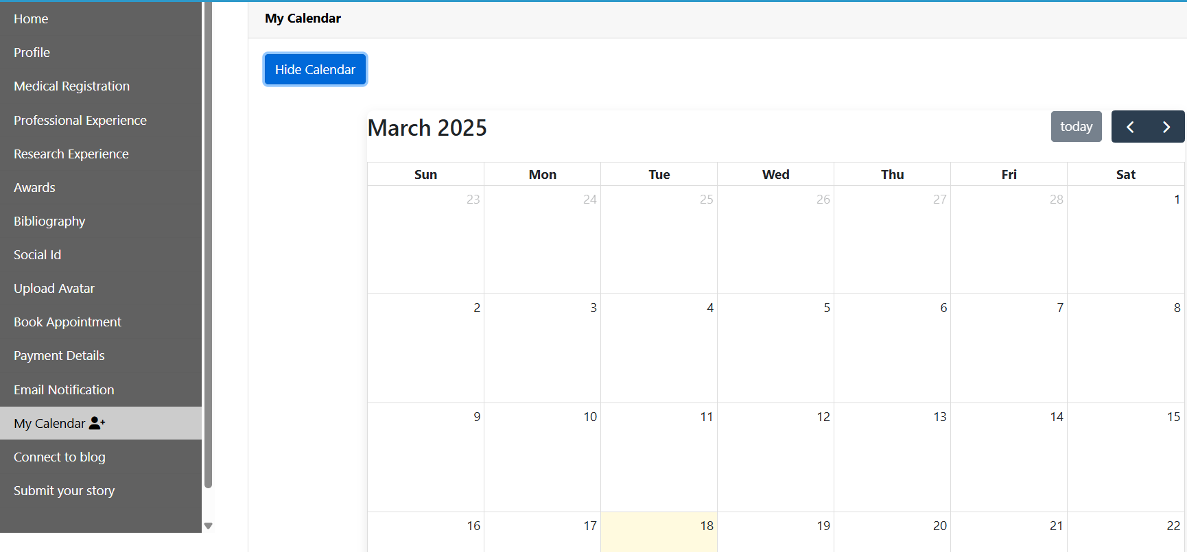 calendar Doctor